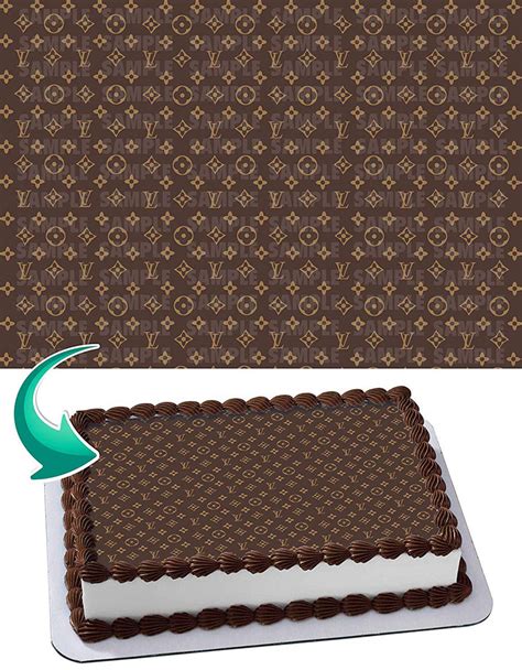 louis vuitton edible icing sheets|louis vuitton edible cake toppers.